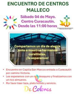 Lee más sobre el artículo Invitación a primer encuentro de centros Malleco