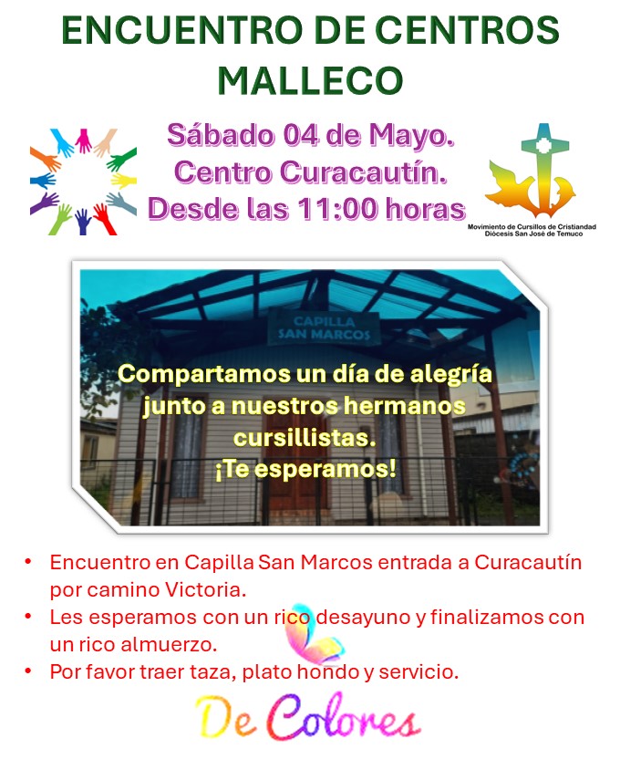 Lee más sobre el artículo Invitación a primer encuentro de centros Malleco